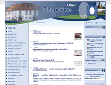 Tablet Screenshot of chanovice.cz